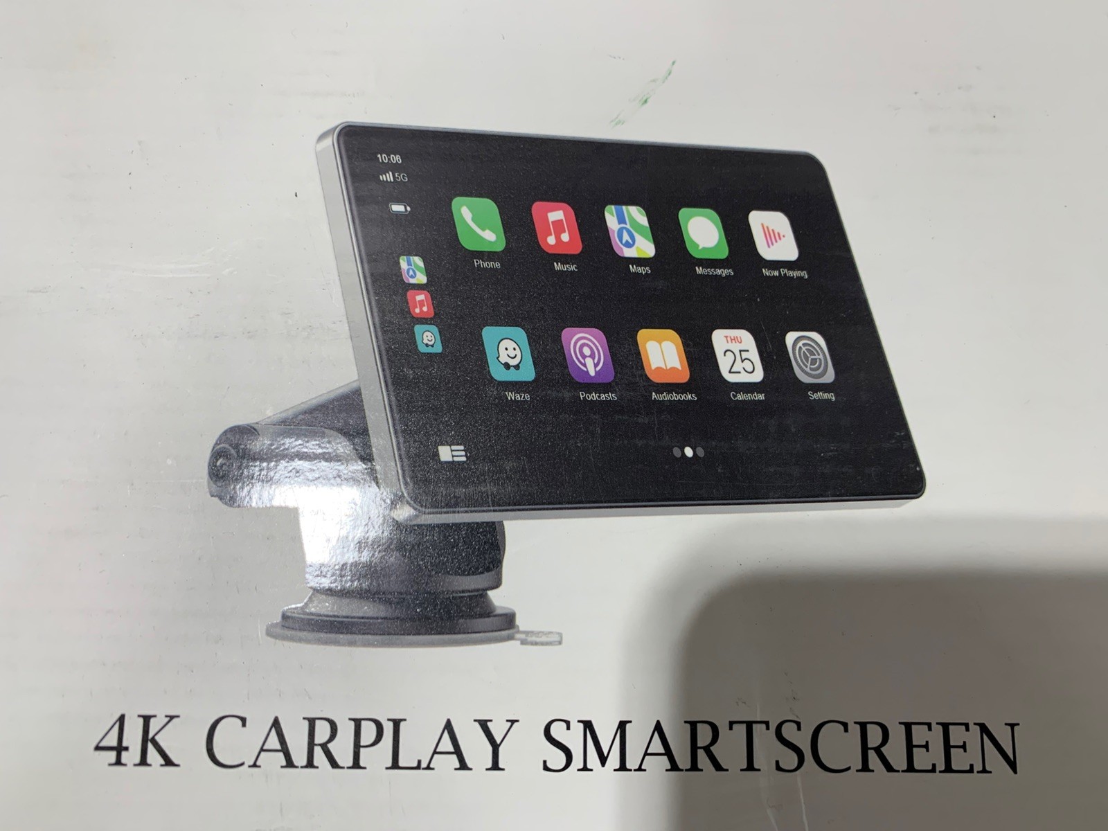 Oscio9″ Wireless Carplay Android Auto Screen with 4K Dash Cam & 1080P Backup cam