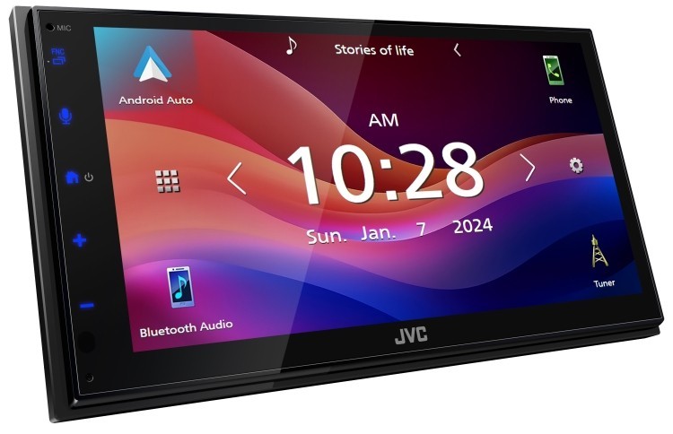 JVC KW-M590BT 6.8″ Capacitive Receiver w/ Apple CarPlay & Android Auto