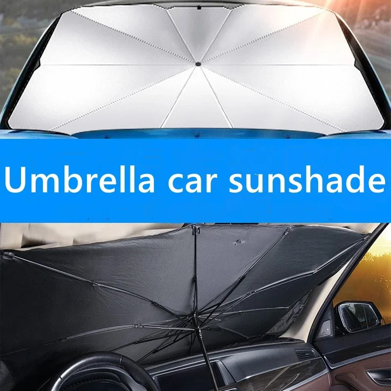 Car Sunshade Car Sunshade Retractable Sunscreen Heat Insulation Front Windshield
