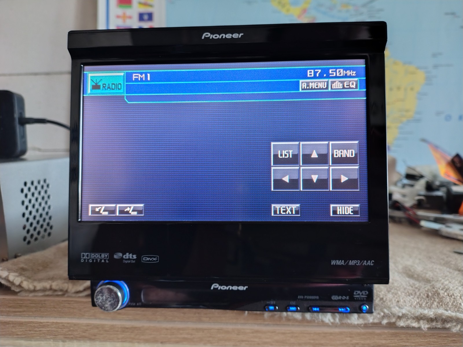 Pioneer AVH P5900DVD Car Stereo CD/DVD Player In Dash Receiver Fully Working