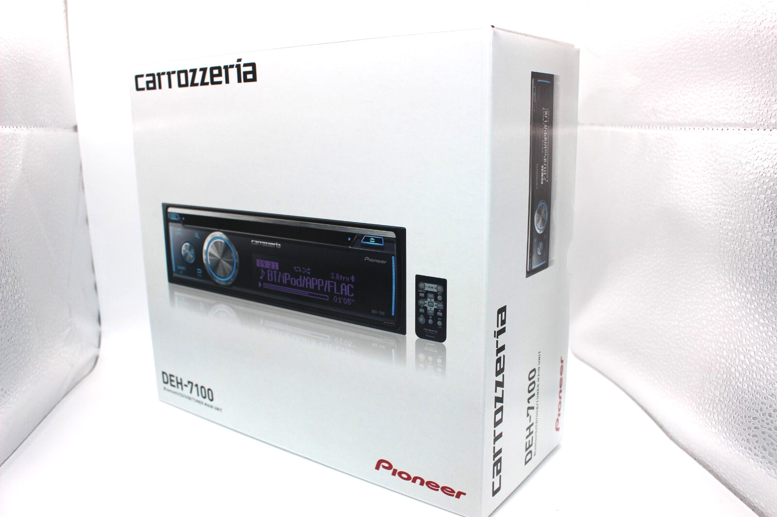 Pioneer Carrozzeria DEH-7100 CD USB Bluetooth Car Audio Black 1kg 1.9in 200W