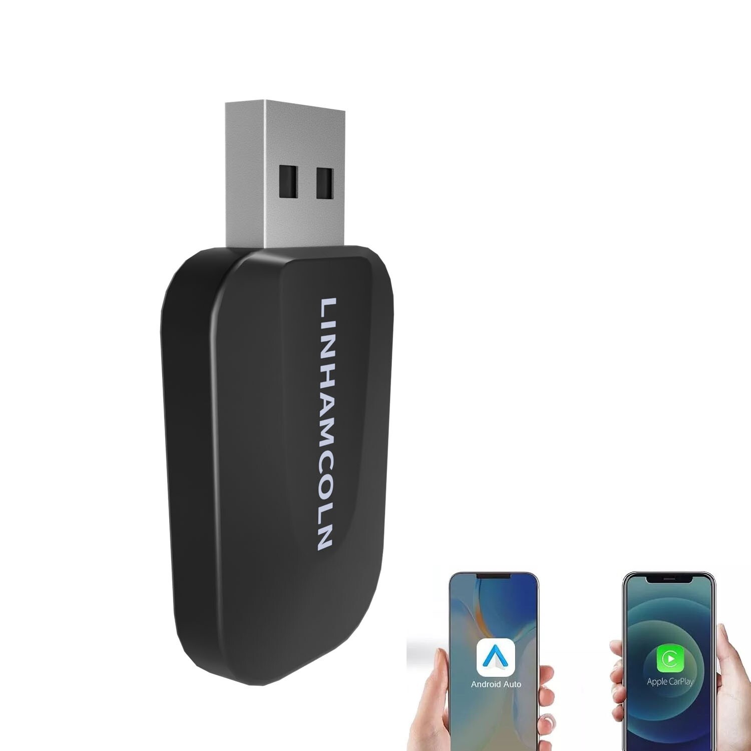 2 in 1 Android Auto Wireless Adapter & Wireless CarPlay Adapter dongle Converts