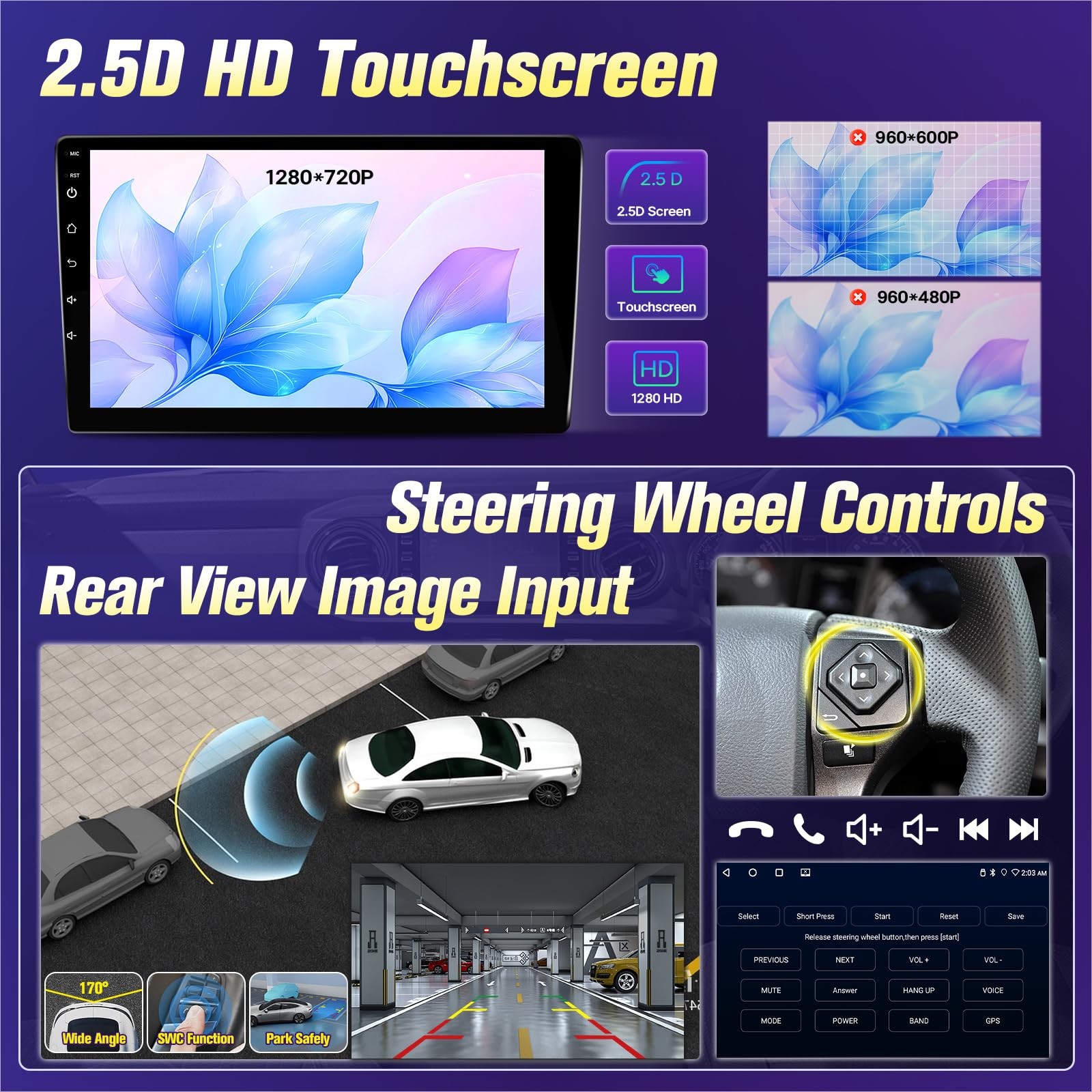 32g For Dodge Ram 2013-2019 1500 2500 3500 Android Stereo Radio CarPlay 1280*800