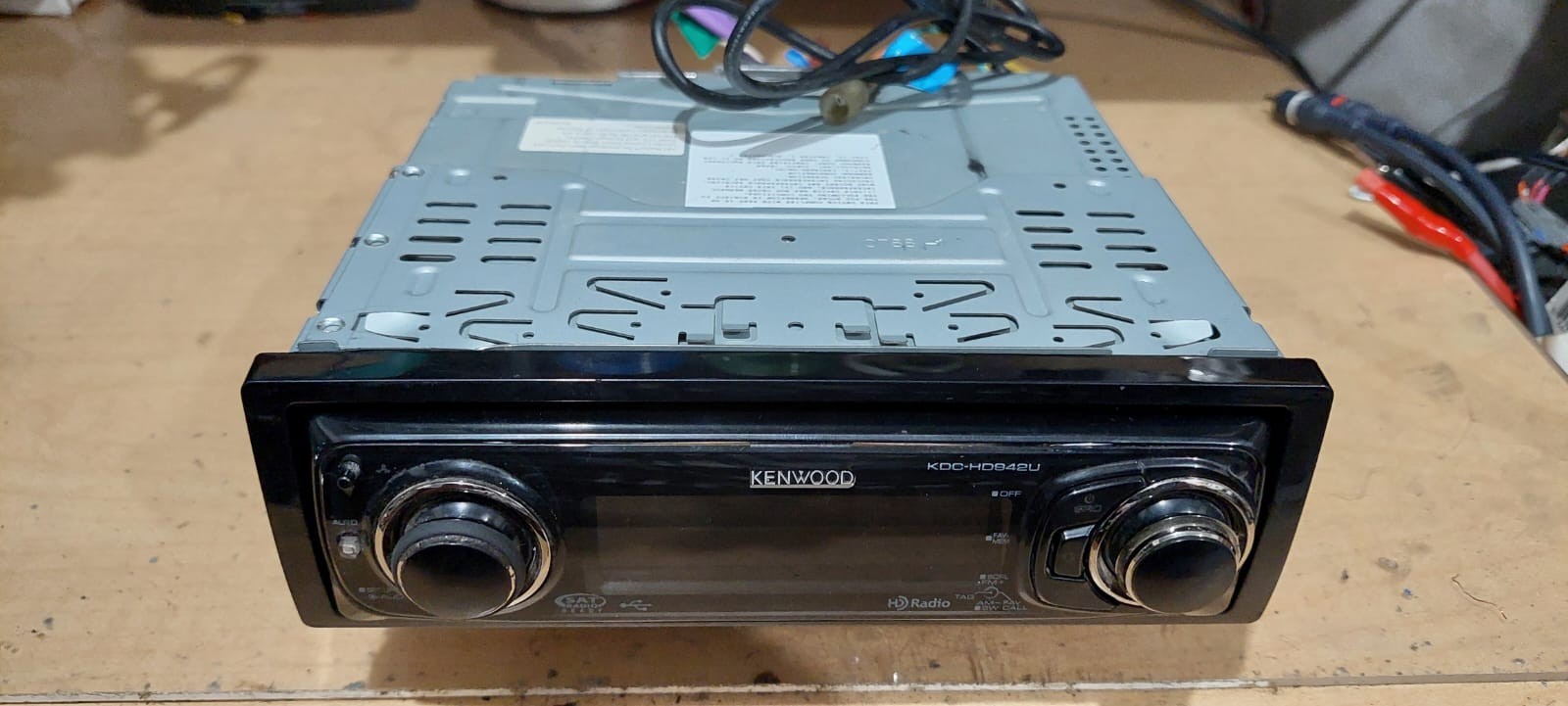 KENWOOD KDC-HD942U Audiophile CD PLAYER HD Built-In SAT USB AUX FULLY WORKING