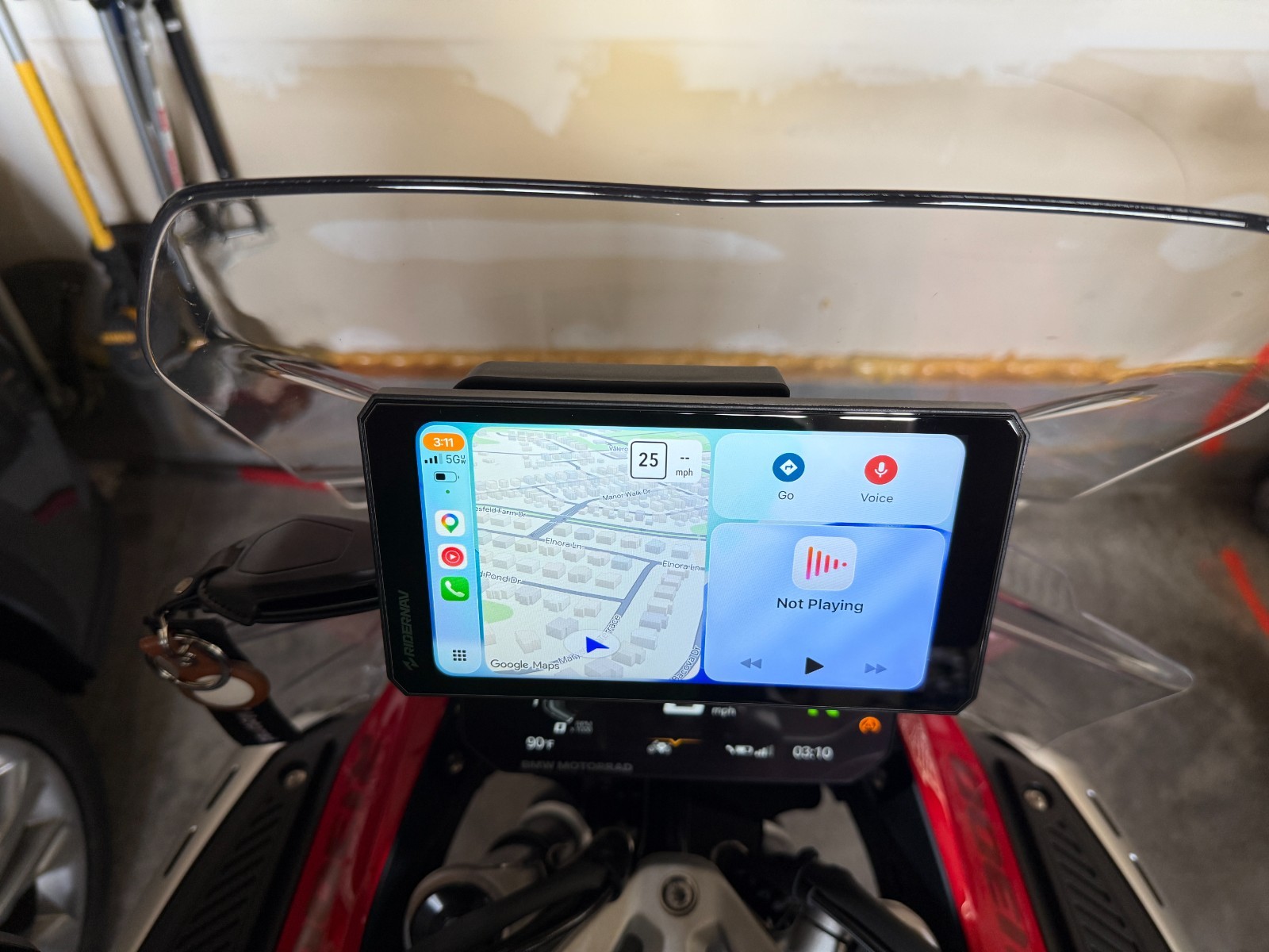 RiderNav R7M 7″ Wireless Motorcycle CarPlay & Android Auto for BMW Motorcycles