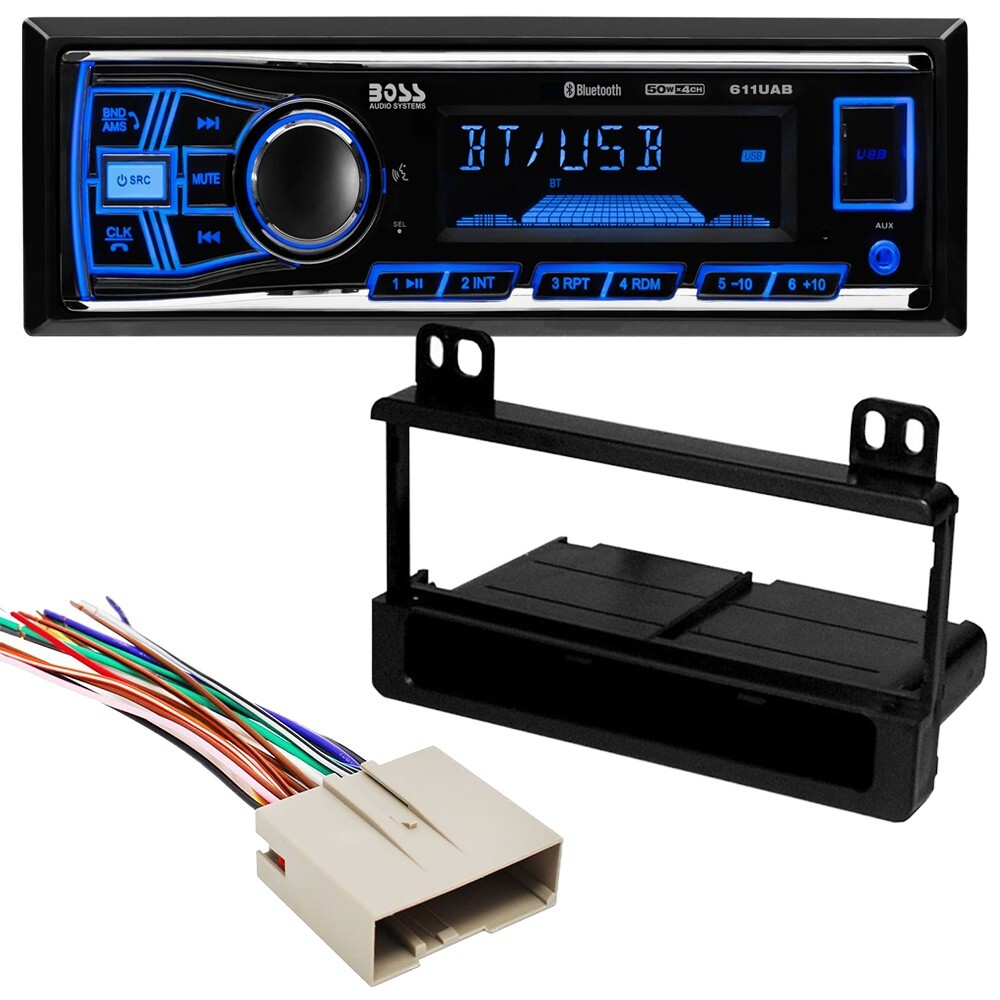 BOSS 611UAB Bluetooth Car Stereo AM/FM Radio kit for 2003-2010 Crown Victoria