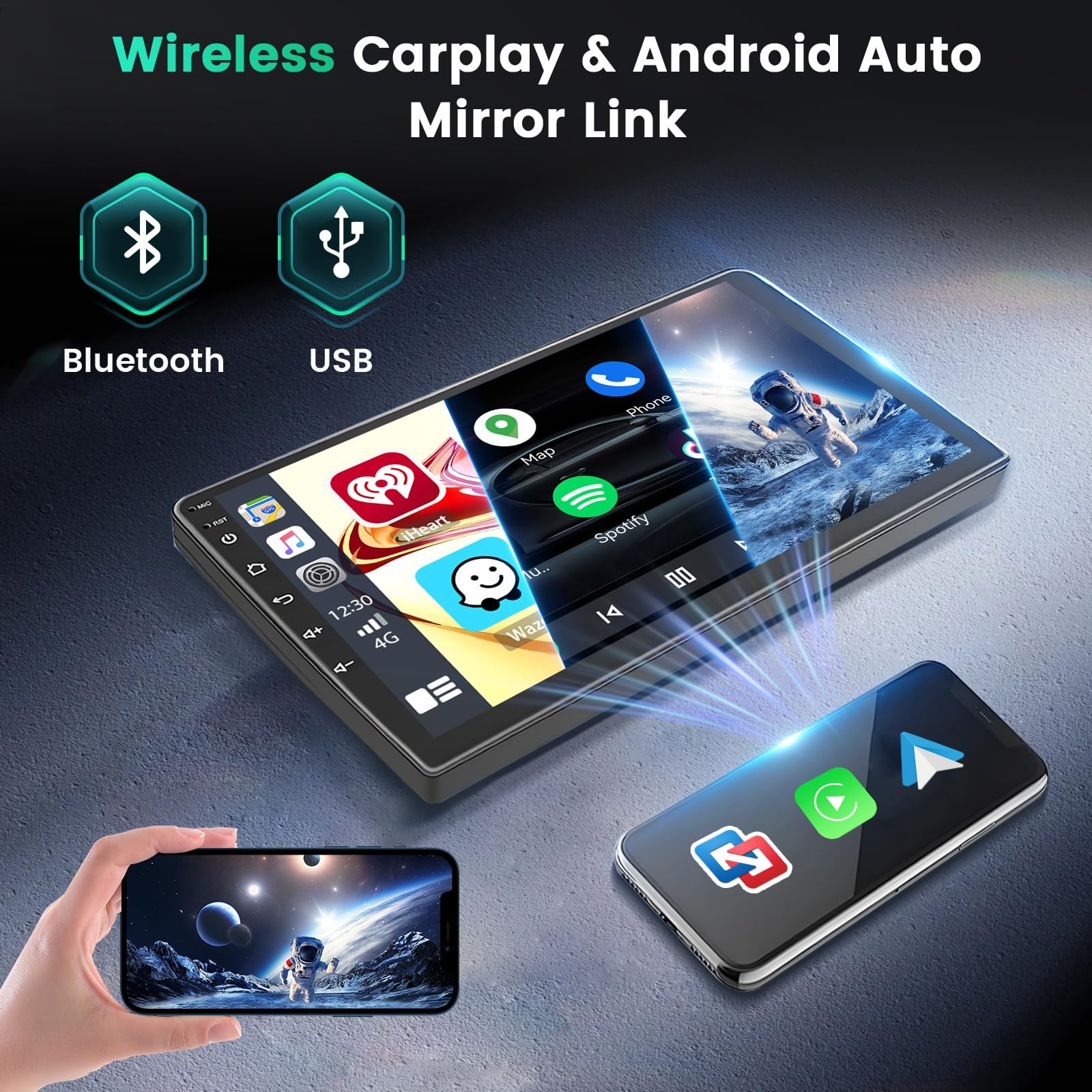 For 2007-2011 Honda CRV 6+128GB Android 13 Car Stereo Radio Apple Carplay Auto