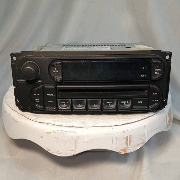 Car Stereo CD Cassette AM FM Chrysler OEM 56038518AE Dodge Jeep Fully Tested