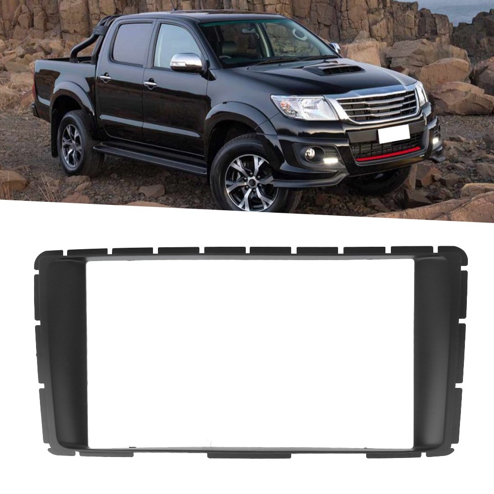 2Din 7in Navigation Fascias Frame DVD Radio Player Panel Trim Fits For