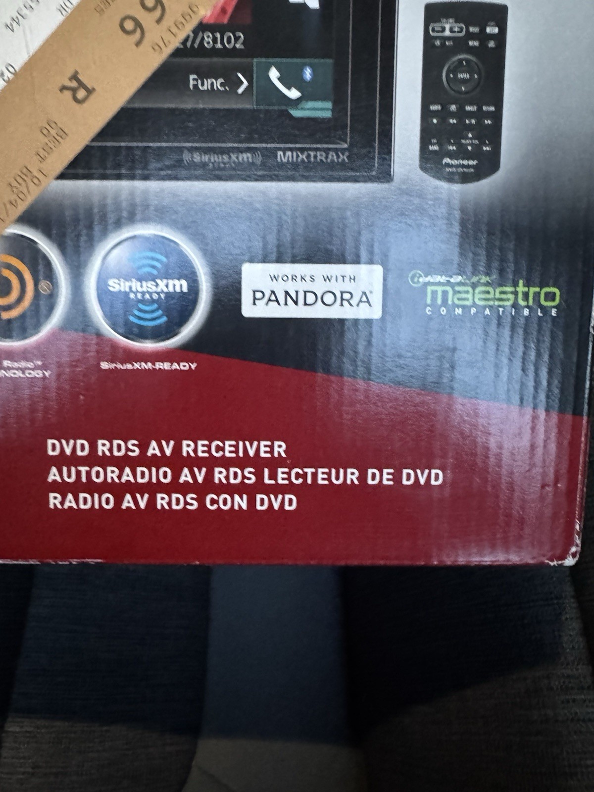 Pioneer AVH-X3700BHS DVD Receiver – Excellent Condition, Original Box & Remote I