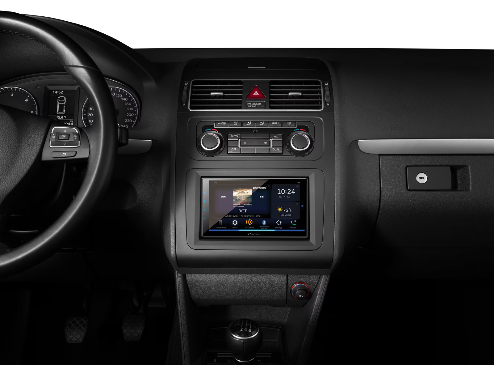 Pioneer – 6.8″ Android Autoand Apple CarPlay® Bluetooth® Digital Media (DM)…