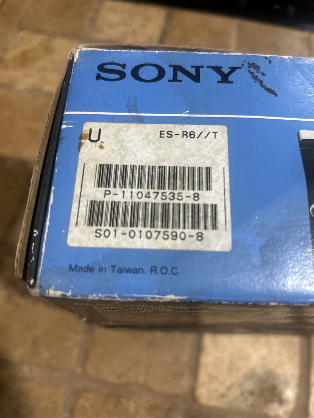 Vintage Sony ES-R6 Auto Reverse FM/AM Cassette Car Stereo