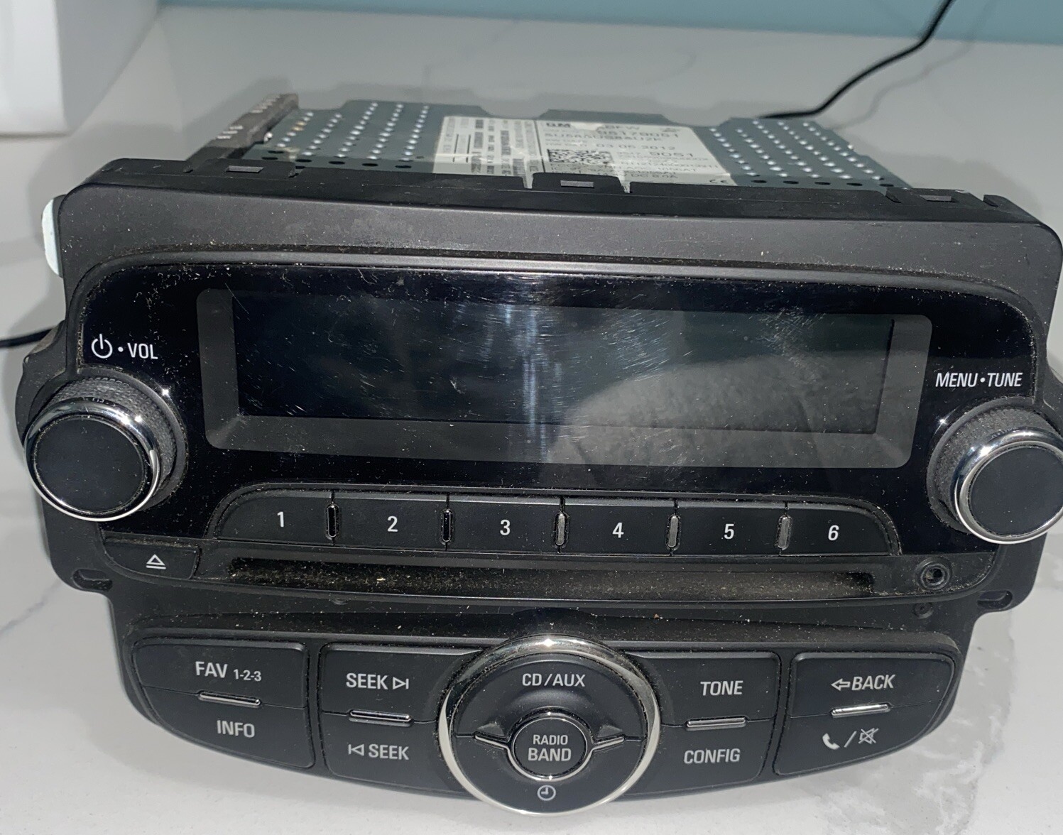 Chevrolet 95494106 Original Car Radio XM Used. Untested Date 2012