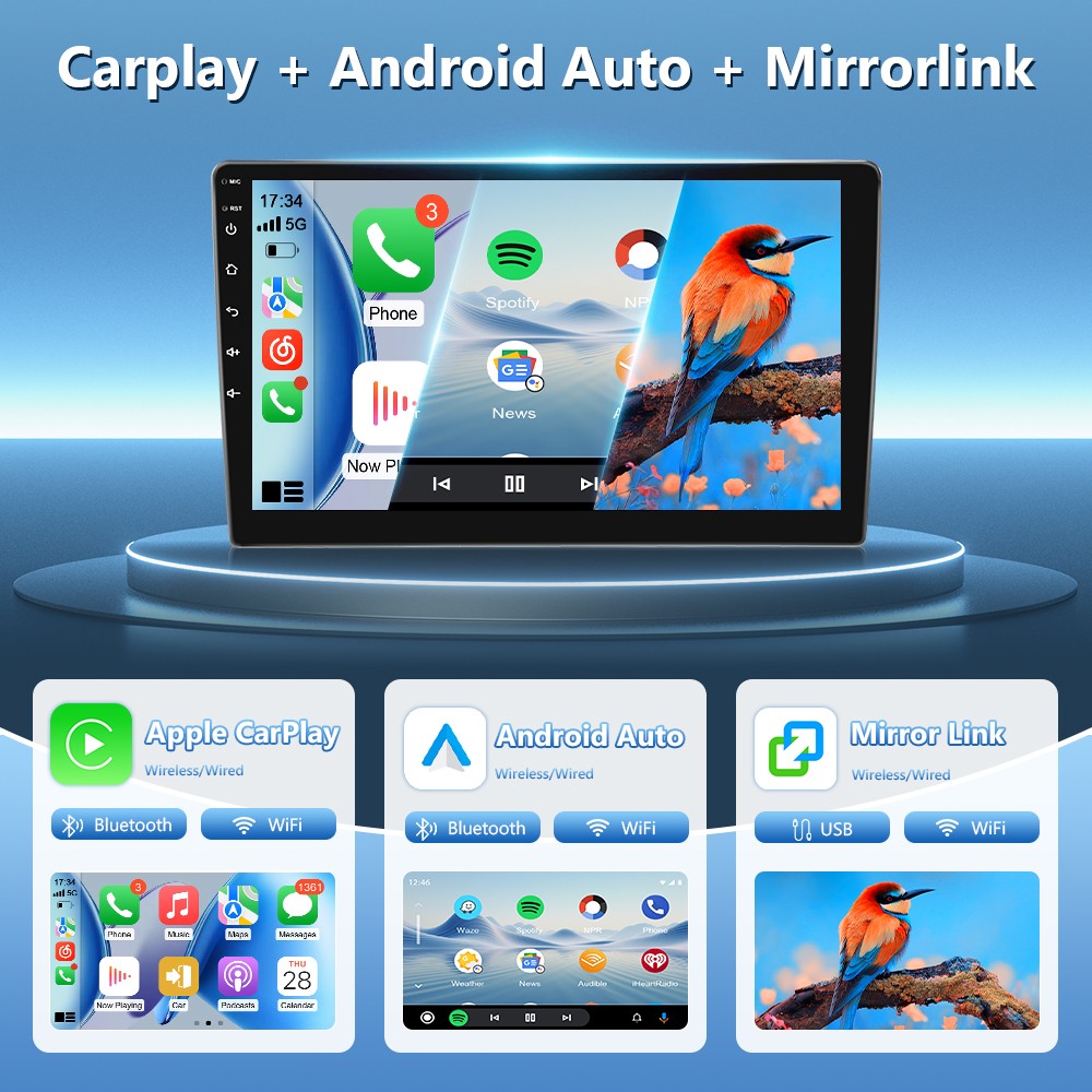 For Honda Civic 2006-2011 Car Stereo Radio Carplay GPS Android 13 Camera 2G+64GB