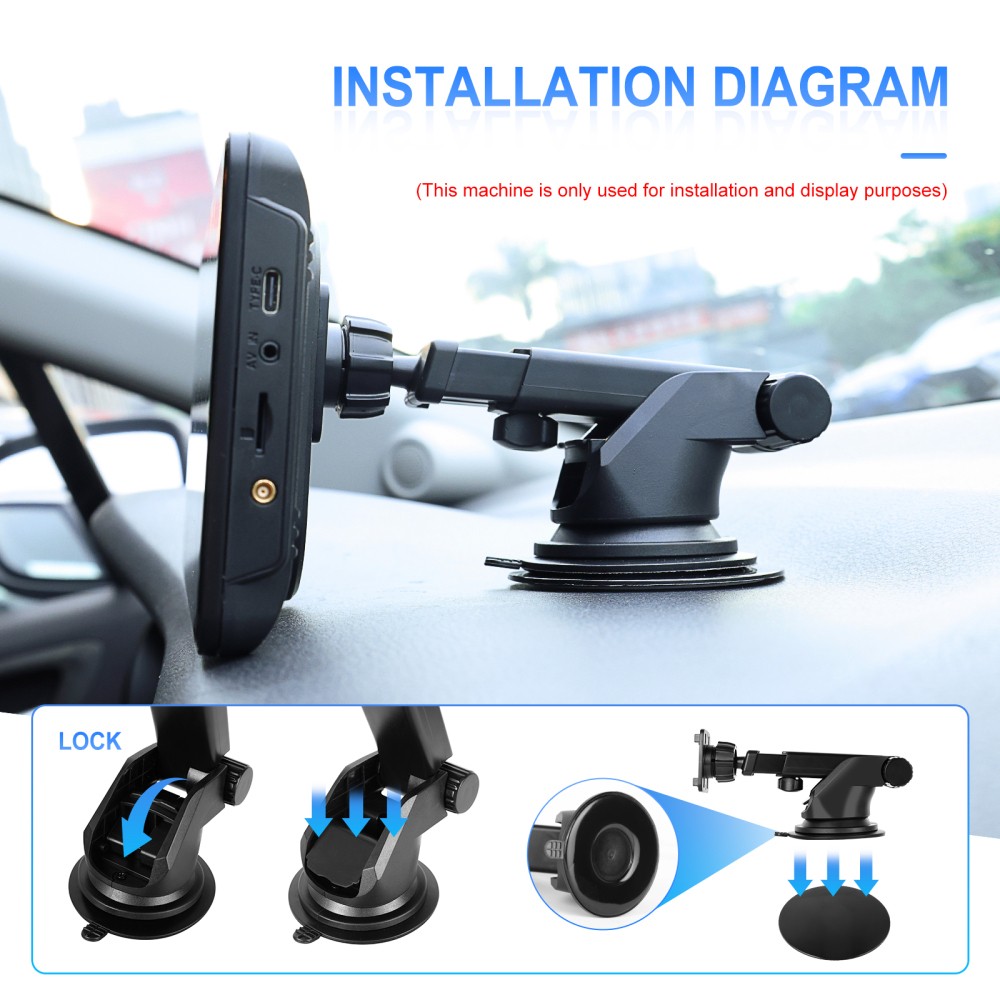 9″ Touch Screen Car Player Wireless CarPlay/Android Bluetooth & Camera Support