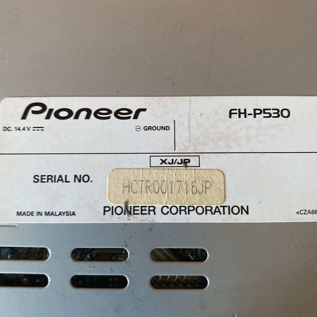 Pioneer Carrozzeria FHP530 Car CD Player Used Japan Genuine Rare Tested Japan