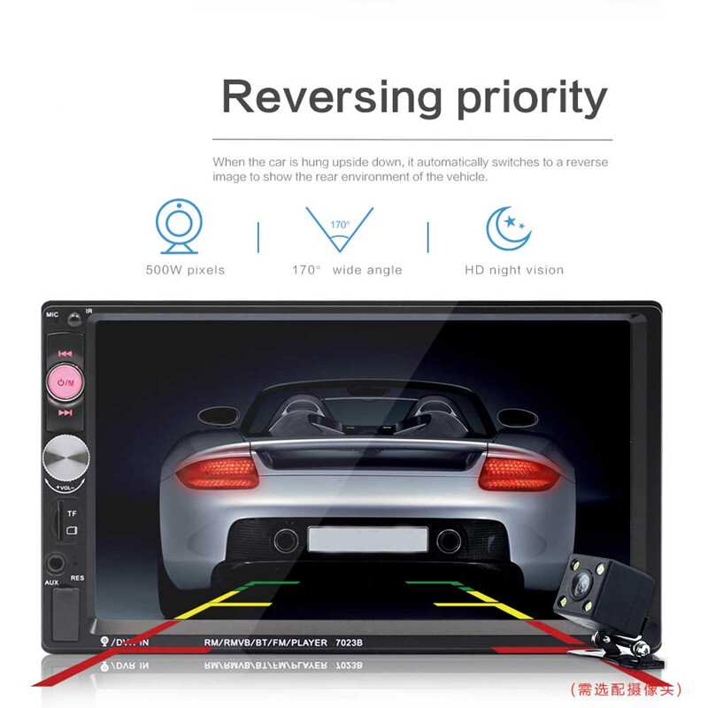 2 Din 7″ HD Touch Screen Autoradio MP5 Stereo Multimedia Player Radio Auto Audio