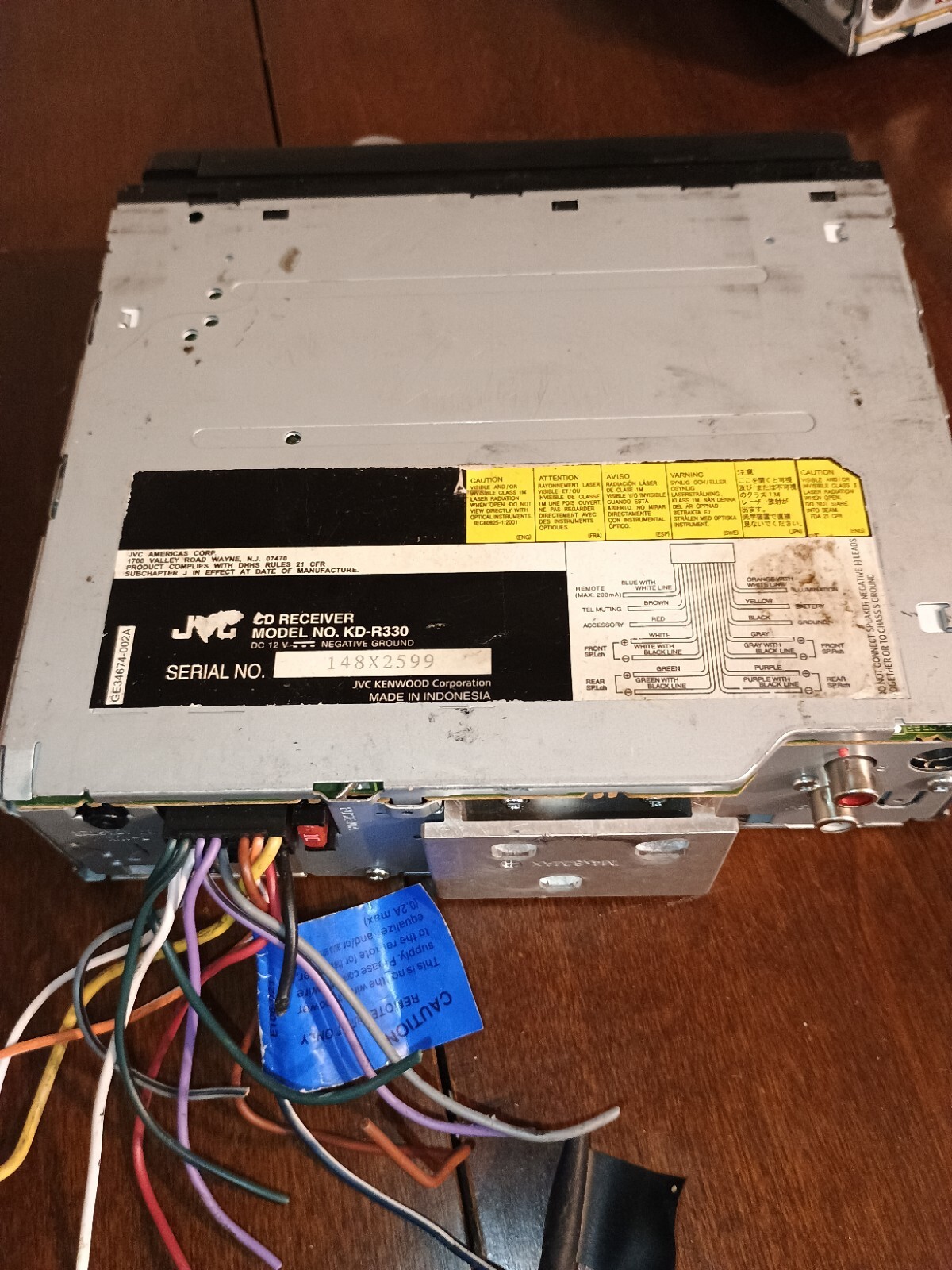 Kenwood KDC-152 AND JVC KD-R330