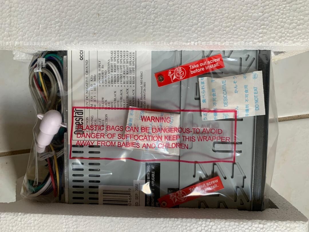 Qwestar CD Player With Detachable Face – BRAND NEW !!!!