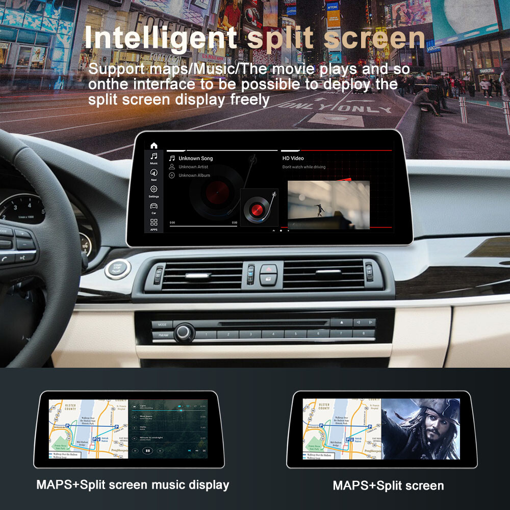 Ugode 12.3inch Android Screen Stereo GPS BMW 5 Series F10/F11 2010-2012 CIC