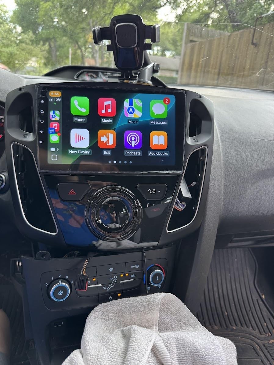 4+64G Car Radio Stereo GPS For 2012-2018 Ford Focus Apple Carplay Android 13 Cam