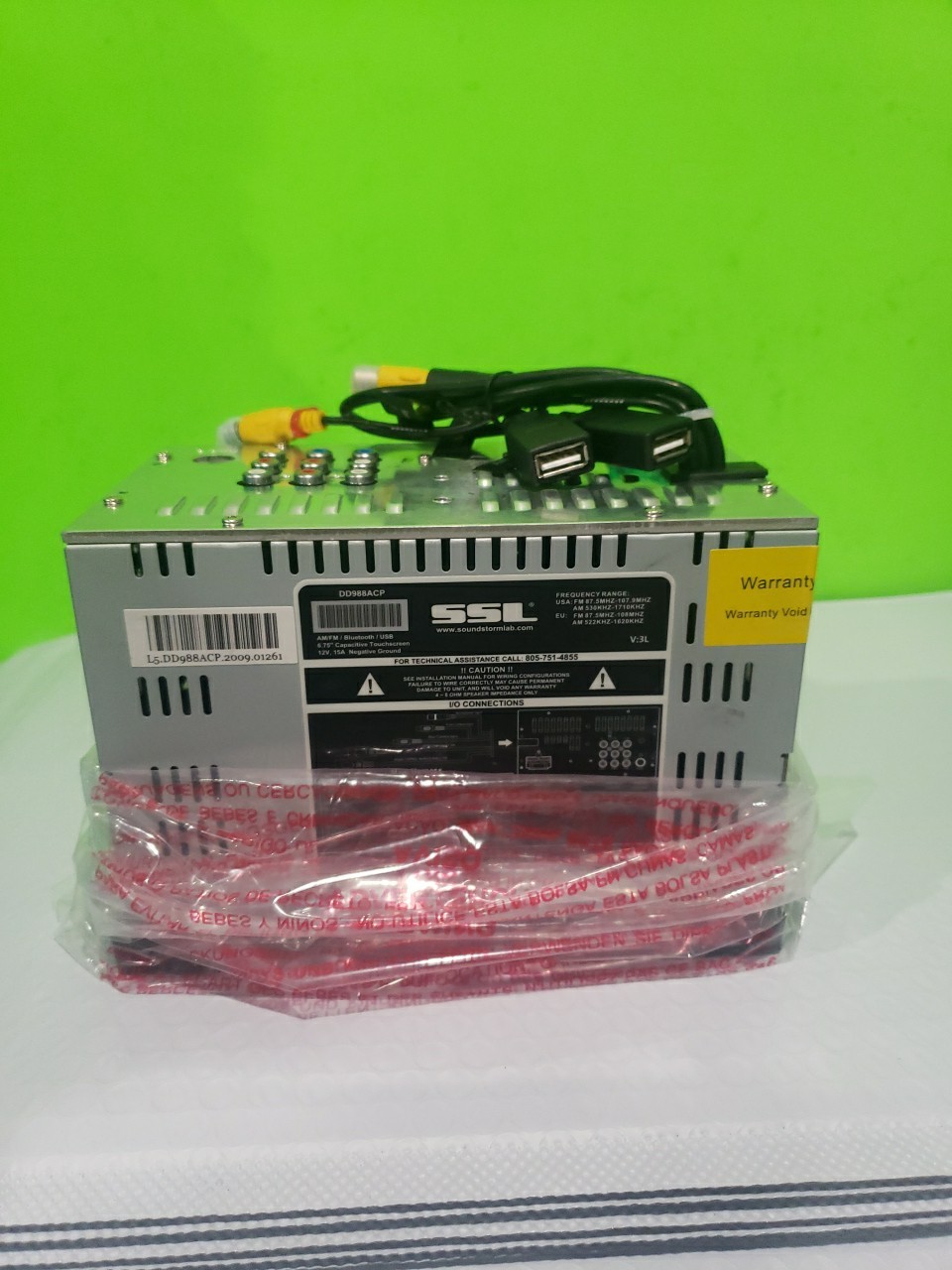 SSL Dd988ACP Bluetooth Digital Media Receiver 320 Watts. MP3 Compatible Open Box