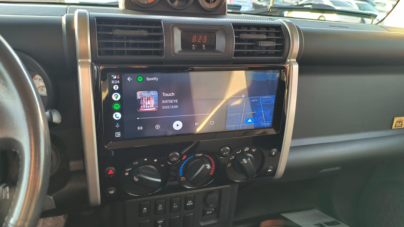 Used 12.3” Car Stereo Radio Android Navigation for Toyota FJ CRUISER 2006-2021
