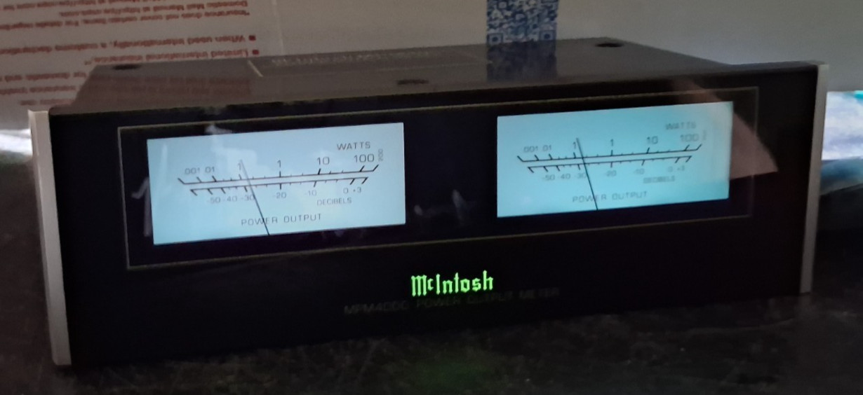 MINT IN BOX OLD SCHOOL MCINTOSH MPM4000 METER TRIM PIECES BRACKETS LAST ONE!