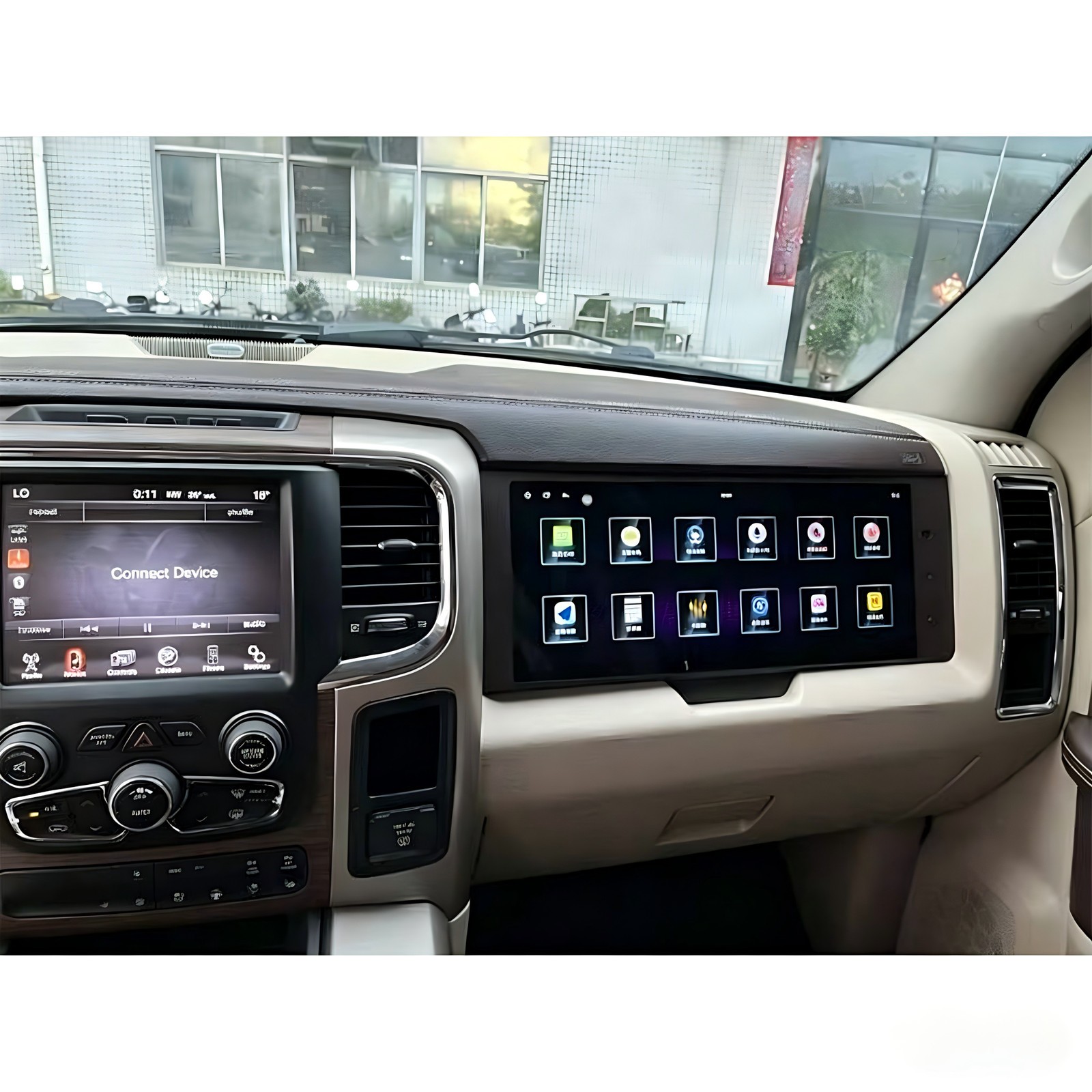 Passenger Side Multimedia Touch Screen 17″ In-Vehicle Display for Dodge RAM