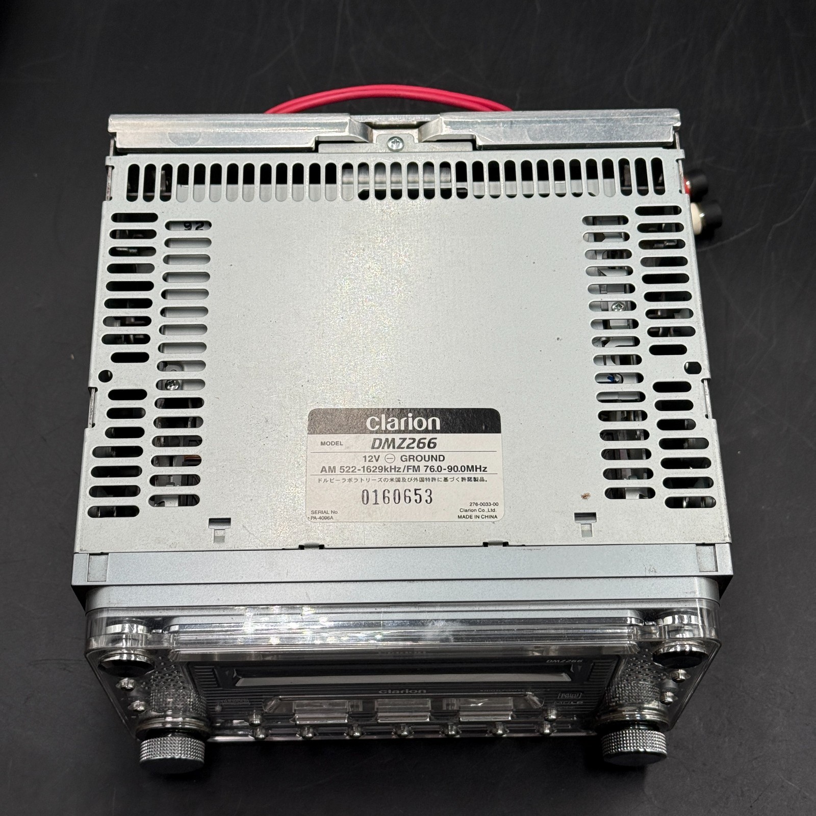 Clarion DMZ266 2DIN Car Audio CD MD Player JDM DSP 12-Color Illumination Stock