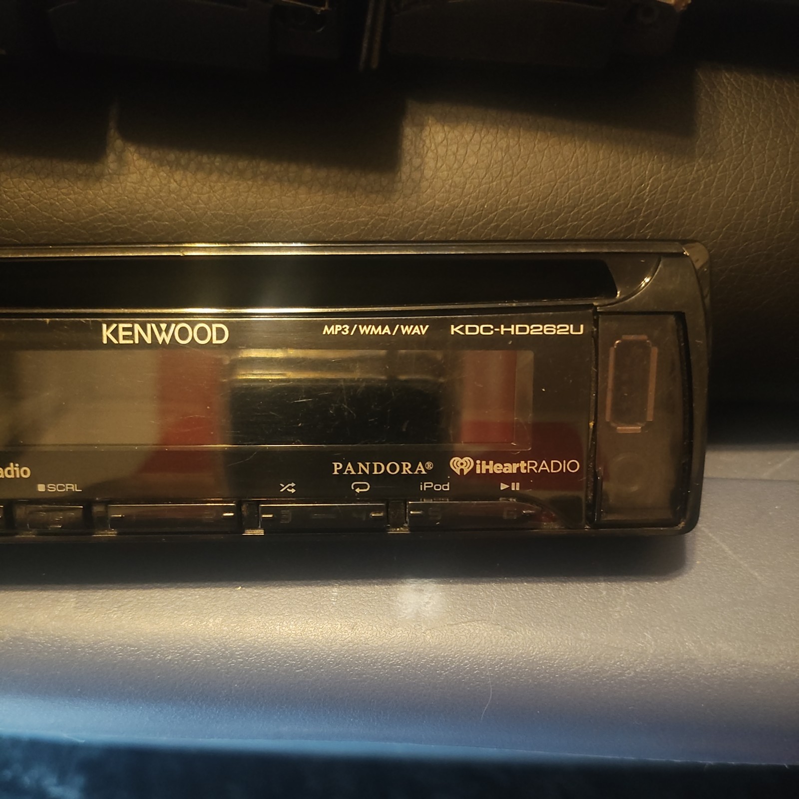KENWOOD KDC-HD262U CAR STEREO FACEPLATE ONLY