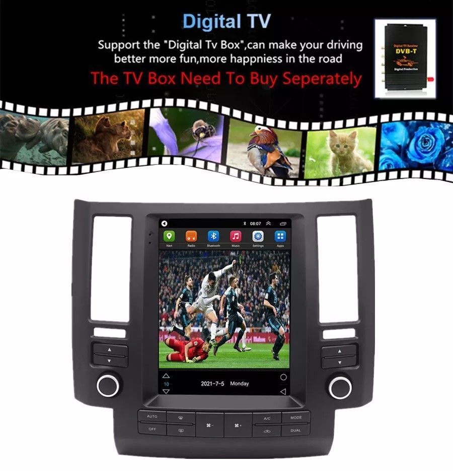 9.7″ For Infiniti FX35 FX45 2003-2006 Android CarPlay GPS 32GB Car Stereo