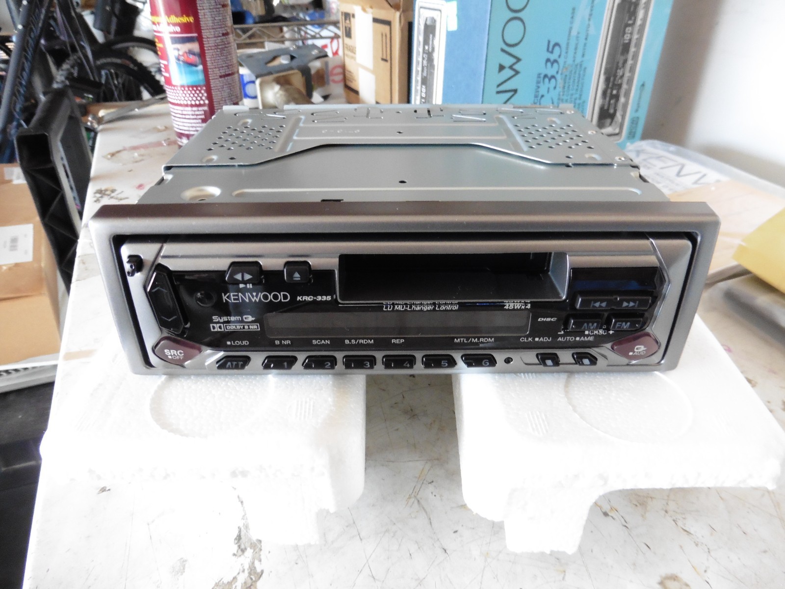 NOS Vintage 90’s Kenwood KRC-335 Car Cassette Stereo Receiver