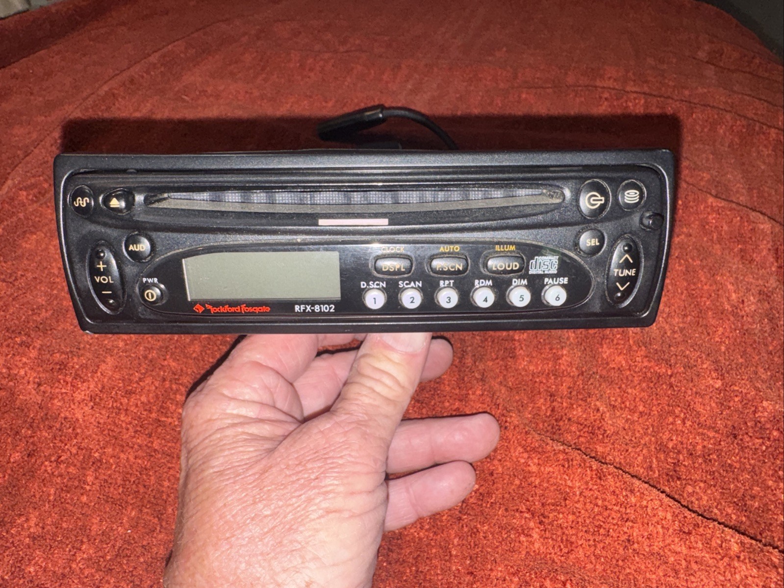 Rockford Fosgate CD Player RFX-8102 Removable Faceplate