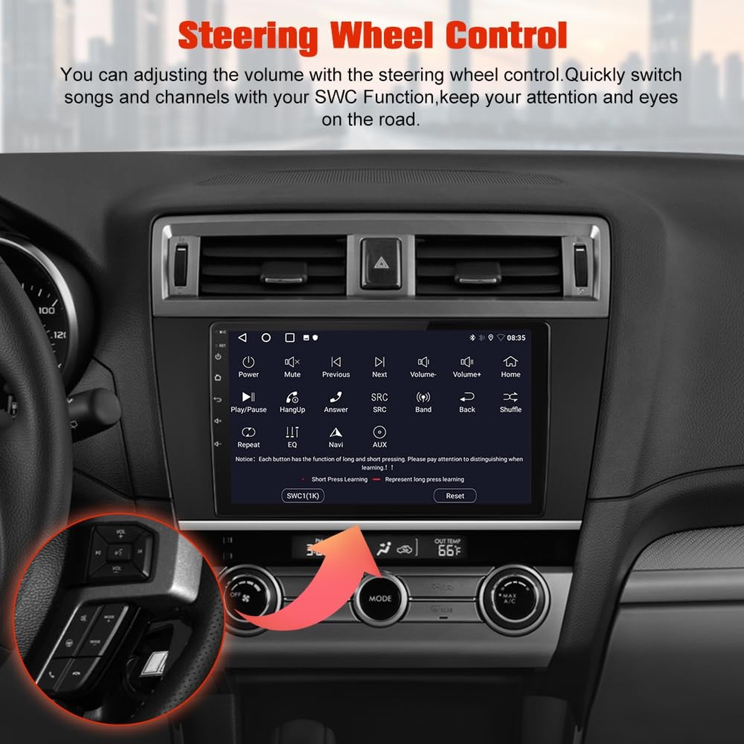 AWESAFE Car Stereo for Subaru Outback Legacy 2015 2016 2017 2018, Touchscreen…