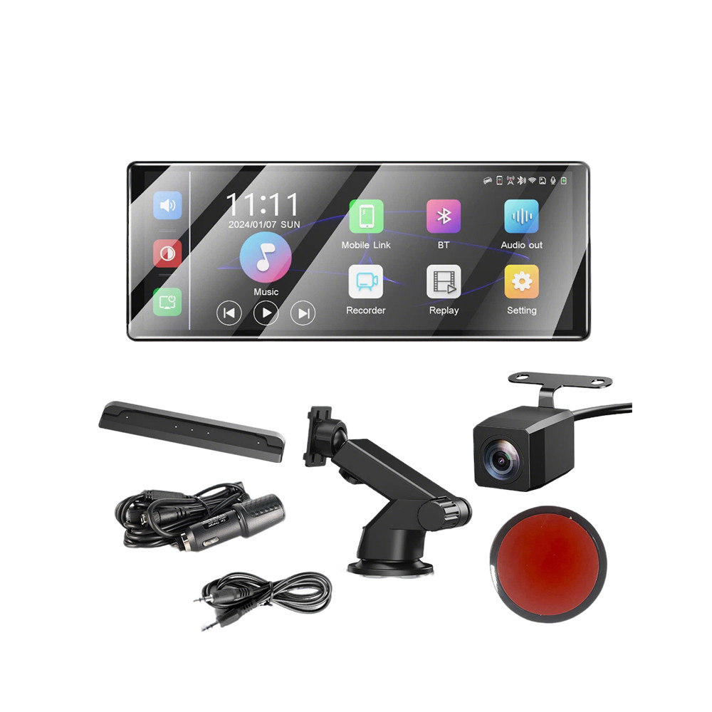 11.3 inch Car Multimedia Player Wireless Carplay Android Auto Dash Cam Videodt