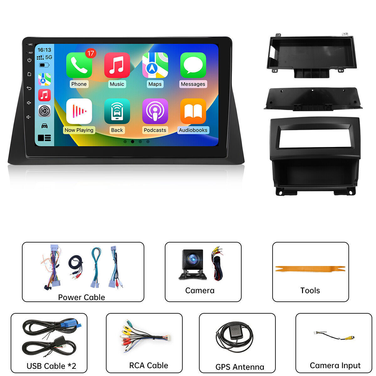 For HONDA ACCORD 2008-2012 Android Carplay Stereo GPS Radio with Bakcup Cam