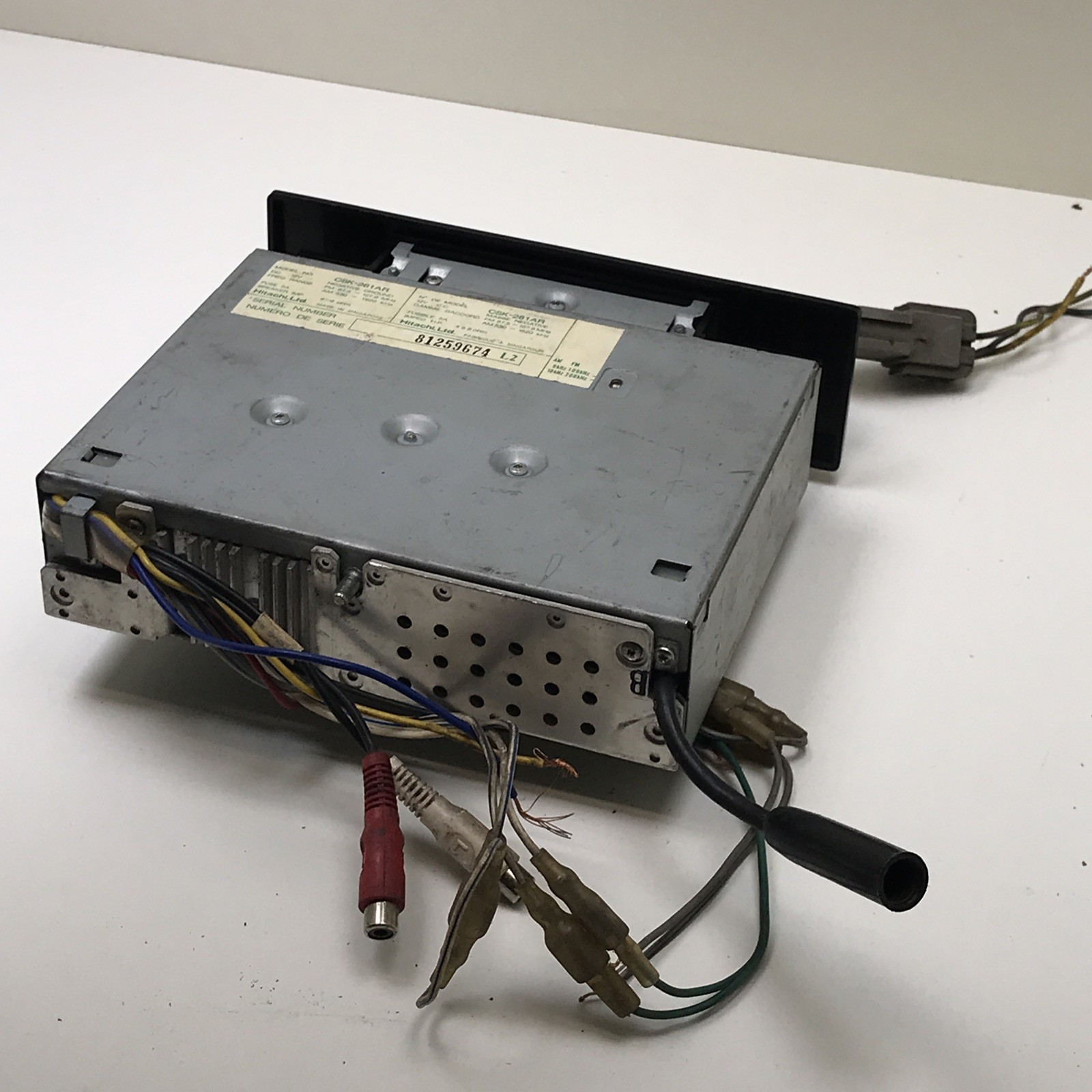 Hitachi Digital PLL Synthesized Stereo Cassette Tuner 281AR Automatic CSK-281AR