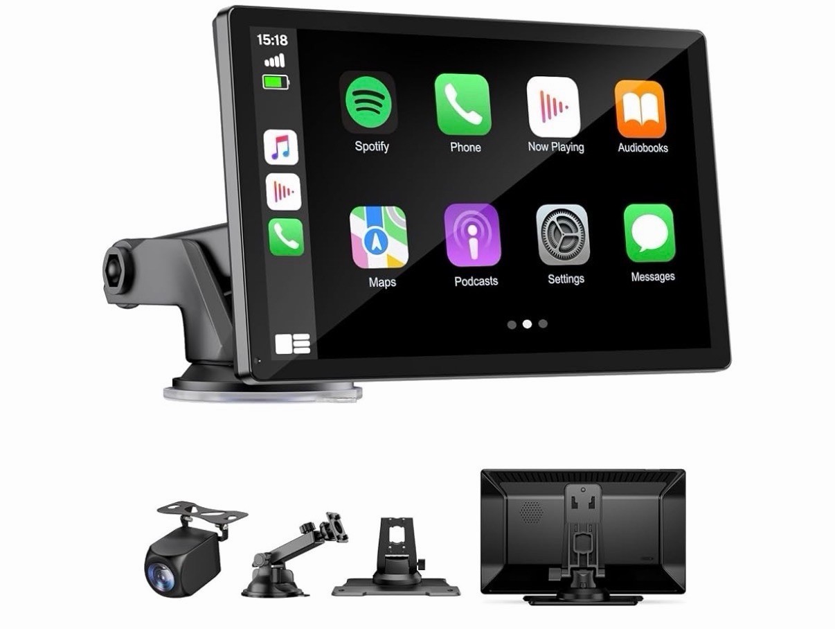 Q9S Wireless 9” Smartscreen Stereo CarPlay Android Auto Bluetooth Car Display