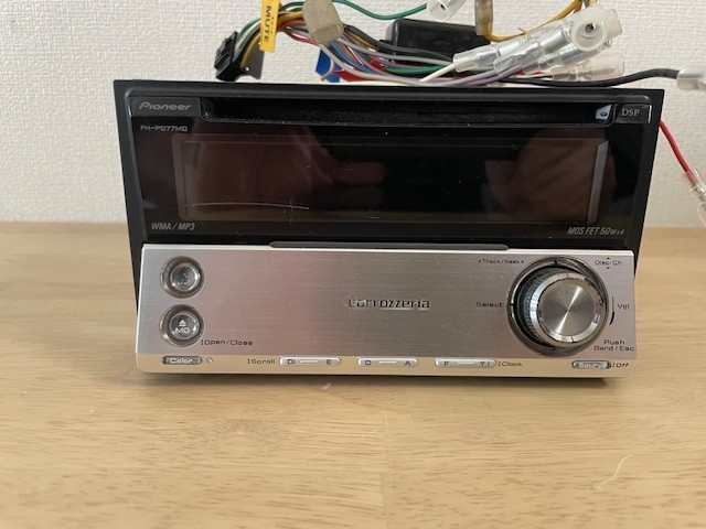 Pioneer Carrozzeria FH-P077MD 2DIN CD MD Bluetooth Player Operation Confirmed