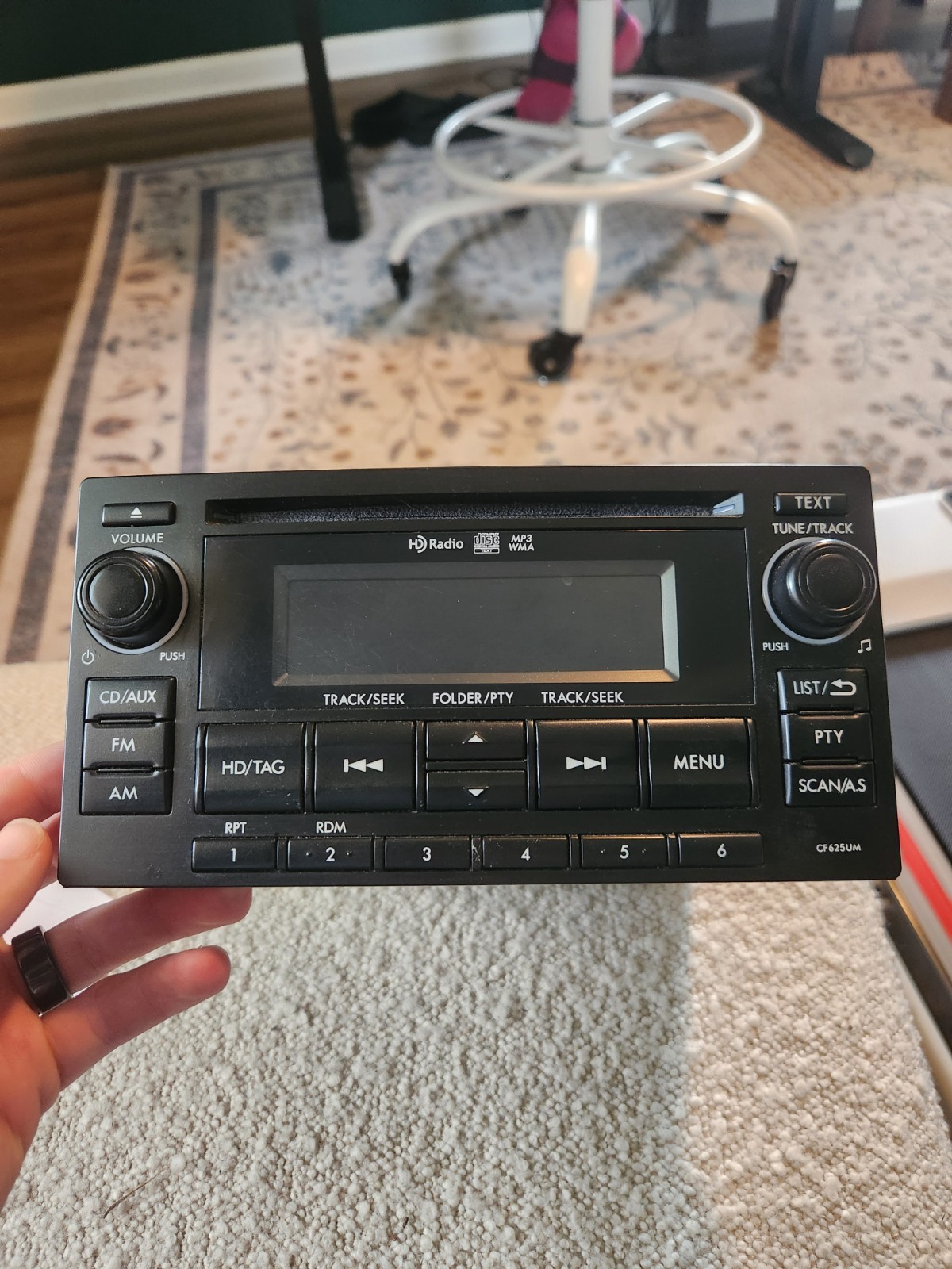 Subaru Clarion Car Stereo In-Dash AM/FM CD Player PF-3491 from 2015 Forester