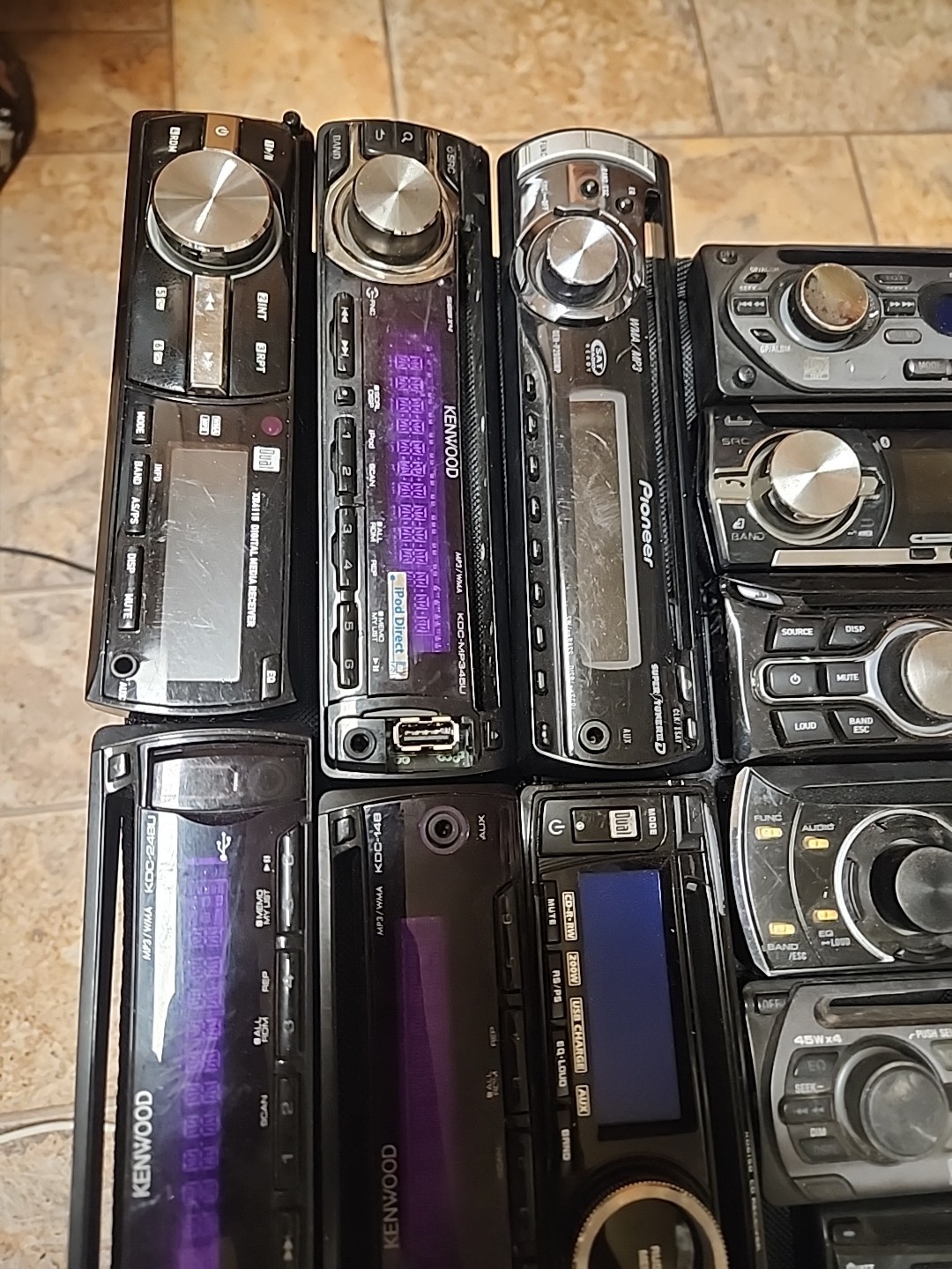 faceplate car stereo radio Sony,pioneer,Dual,jvc,kenwood (12face)