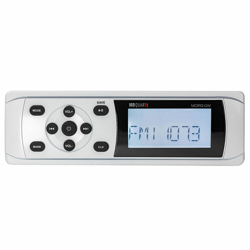 MB Quart MDR2.0S2W Multimedia Receiver + 6.5″ Speakers White Finish