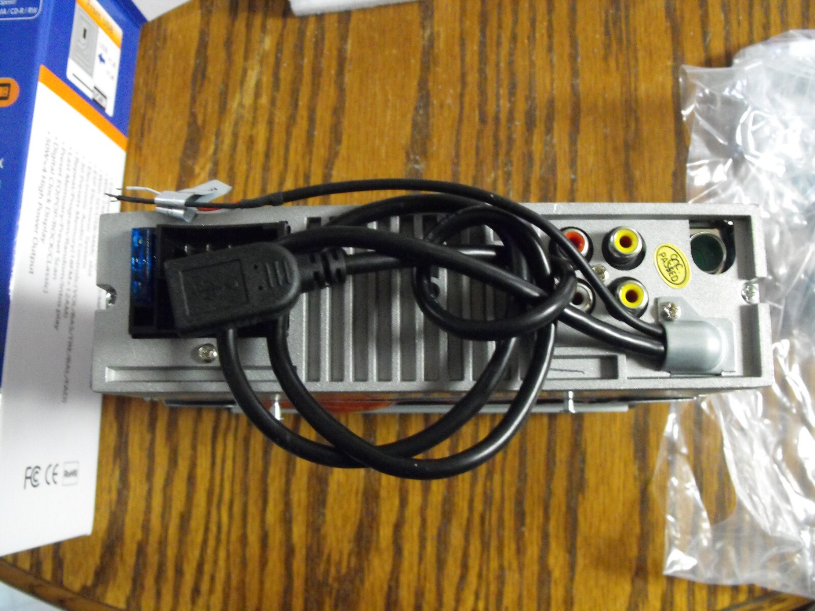New In The Box Single Din Car Audio Media Player 50WX4 Max Output