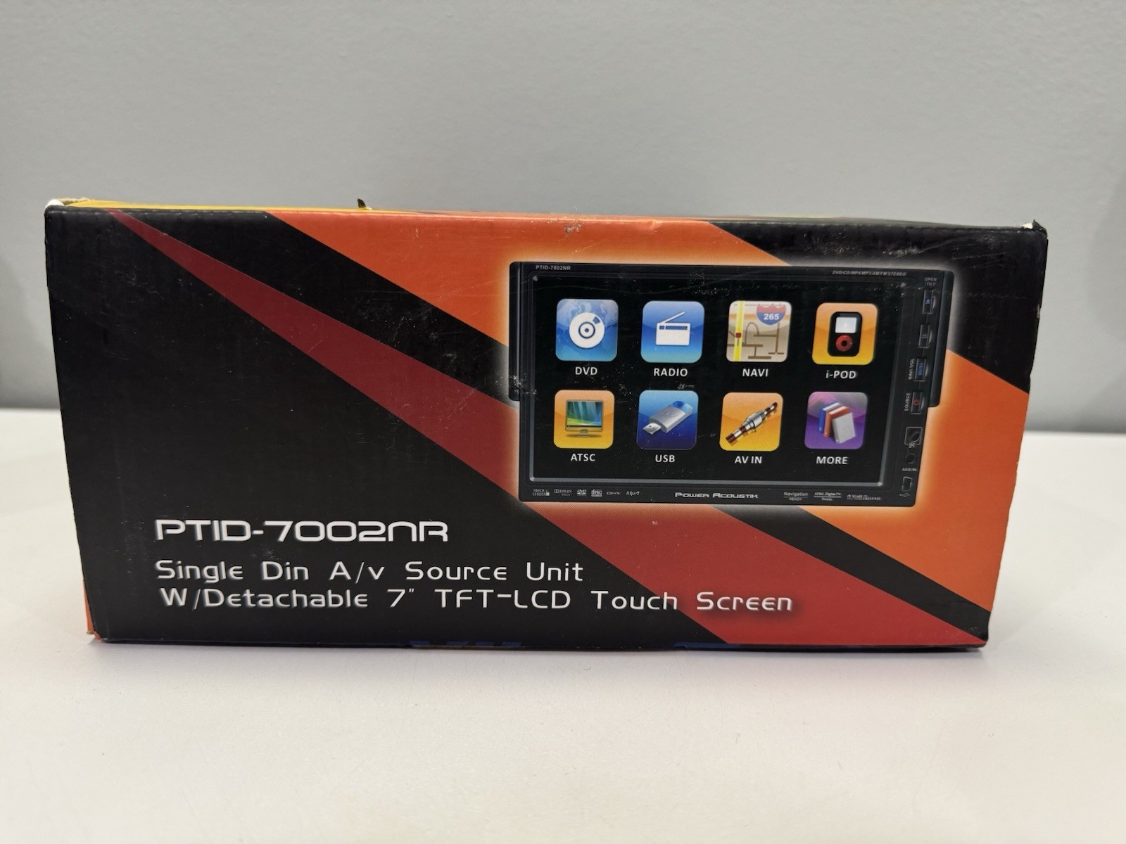 Power Acoustik PD-7002NR DVD Bluetooth Multimedia Receiver w/ 7″ Touchscreen CIB