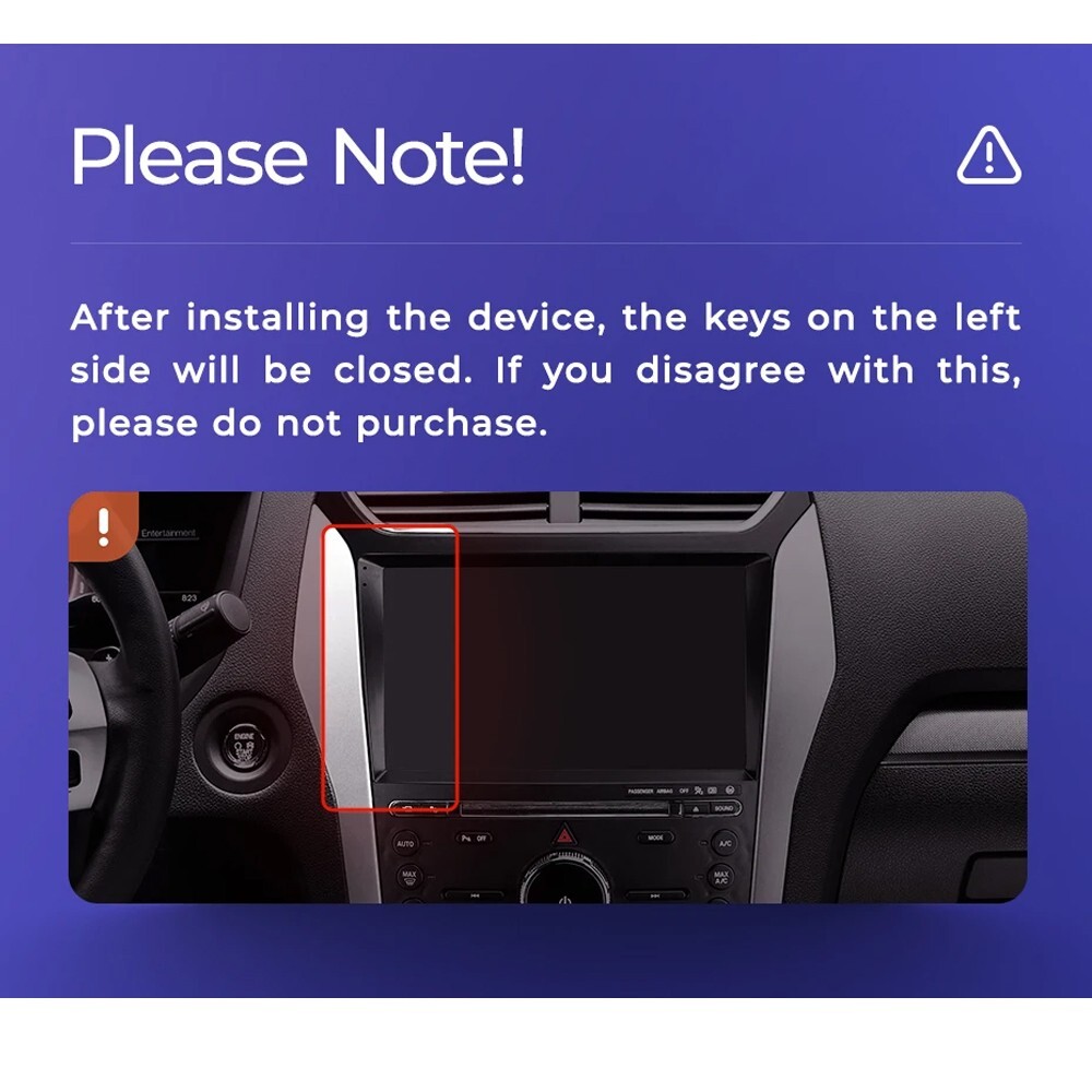 For Ford Explorer 5 2011 – 2019 Car Radio Multimedia Video Player Navigation GPS