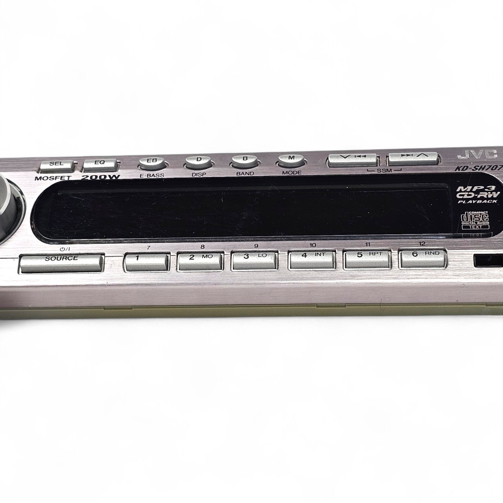 JVC KD-SH707 CD MP3 Car Stereo Receiver Motorized Aluminum Faceplate