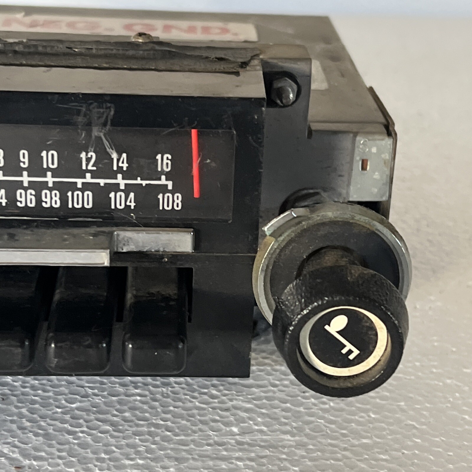 Vintage AM FM Car Radio Model AFC-1303 Untested