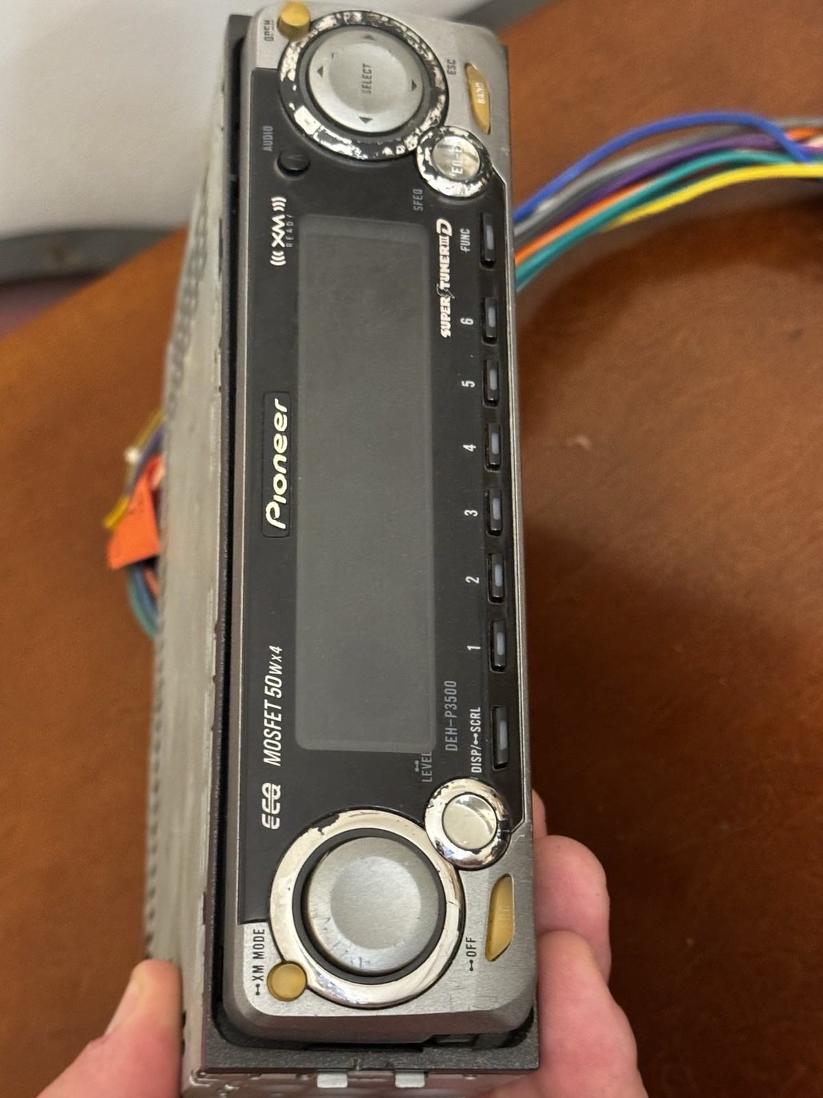 Pioneer DEH-P3500 October 2003 Mosfet 50 Wx4 Car Stereo CD Player