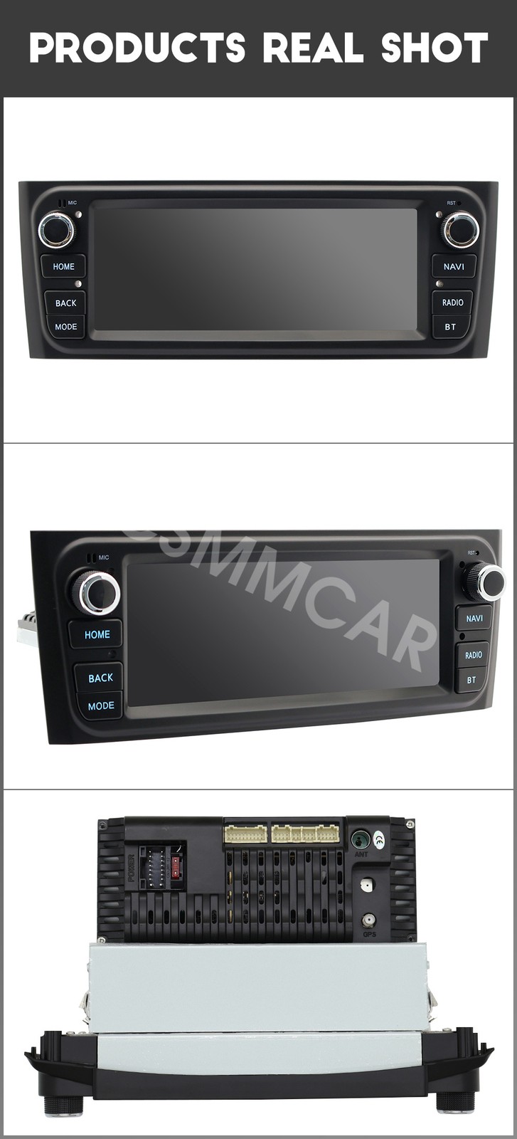1 Din Touch Screen Car Stereo Player For Fiat Grande Punto/Punto/Linea 2007-2015